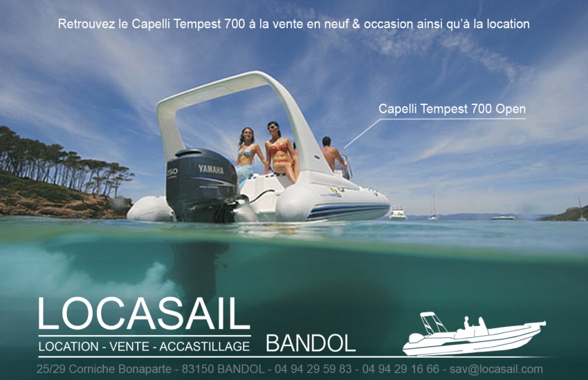 Votre Capelli Tempest powered by Yamaha avec Locasail
